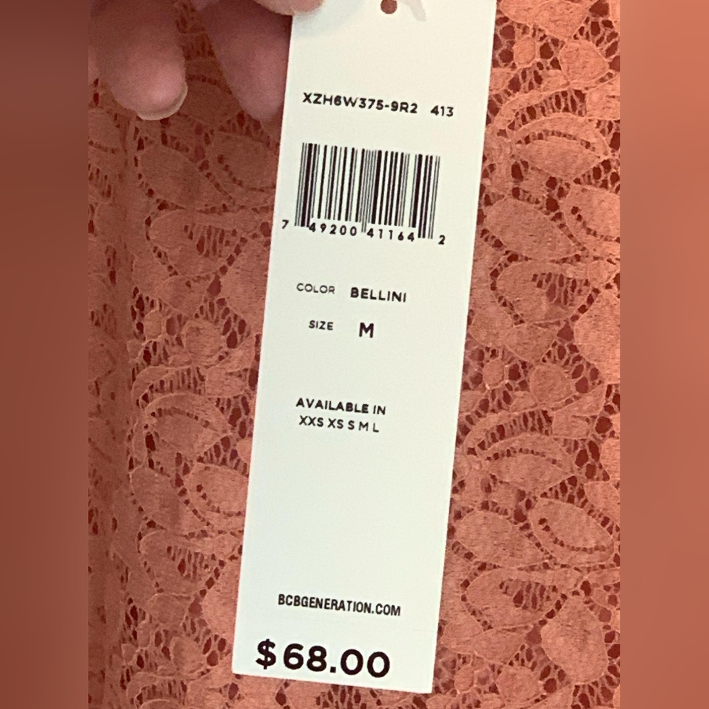 NWT BCBG Coral Dress - Picture 4 of 4